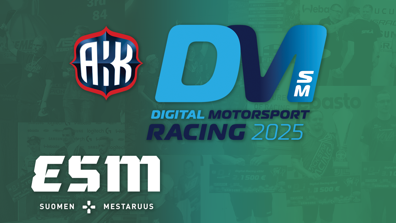 Digital Racing ESM 2025 Auto Ja Ratavalinnat Julkaistu Simracing fi